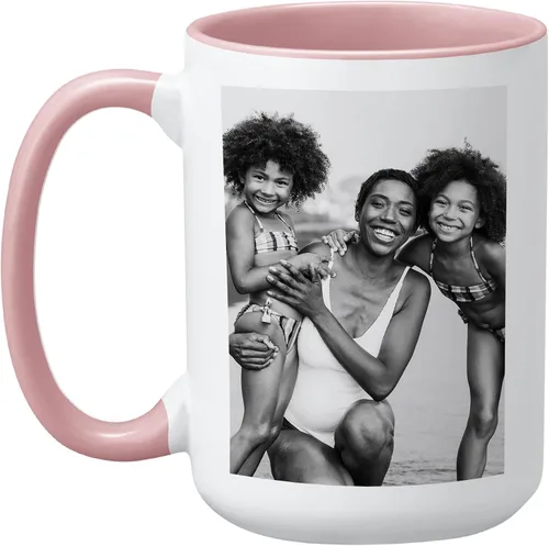 Vista 18 de Let's Make Memories Taza con fotos personalizada, taza de café personalizada, tu foto o obra de arte de niños, para ella, cumpleaños, para mamá