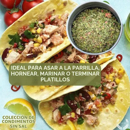 Vista 3 de Colección de condimentos gourmet sin sal Sin OMG 6 latas magnéticas Mezclas de especias en lotes pequeños