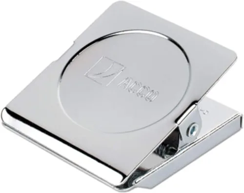 Vista 3 de ACCO BRANDS Clip magnético, acero, 7/8 quot; capacidad, 1-1/2 quot; w, cromo (72131)