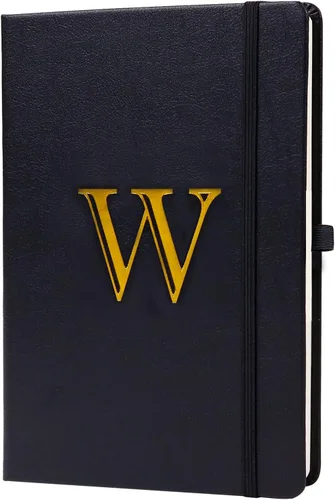 Vista 27 de Cuaderno de negocios para hombres y mujeres, cuaderno A5 con A-Z, cuaderno de papel de escritura de doble cara con divisores, diario de viaje