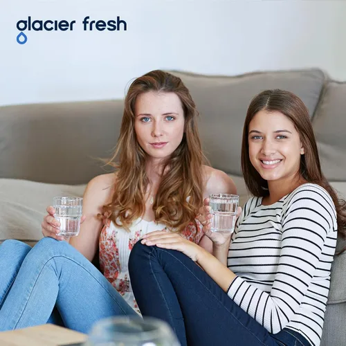 Vista 9 de GLACIER FRESH Filtro de agua compatible con XWFE (con CHIP incorporado), reemplazo para filtro de agua de refrigerador GE XWFE, XWF, Certificación