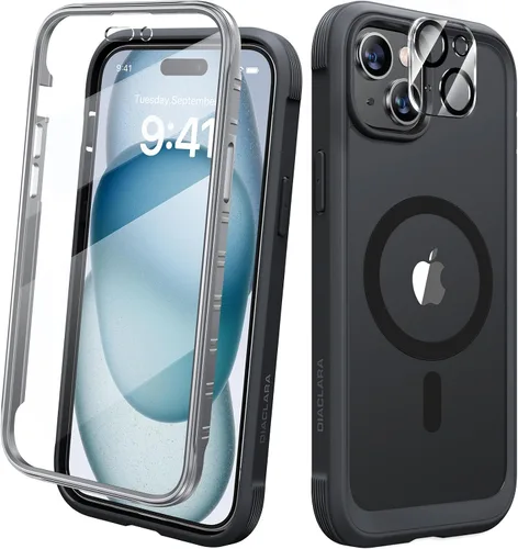 Vista 550 de DIACLARA - Funda transparente compatible con iPhone XR 6.1 pulgadas 2018