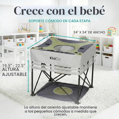 Vista 5 de Kidco gopod portátil bebé estación de actividad, Pistacho