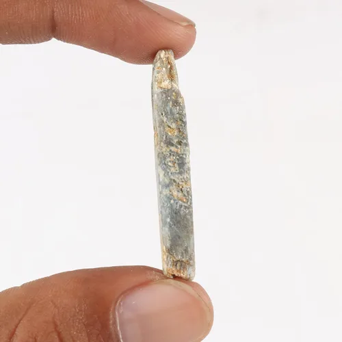 Vista 57 de GEMHUB Lápiz de cianita áspero pequeño con cristal curativo de cianita azul áspero suelto, tamaño pequeño, 9.7