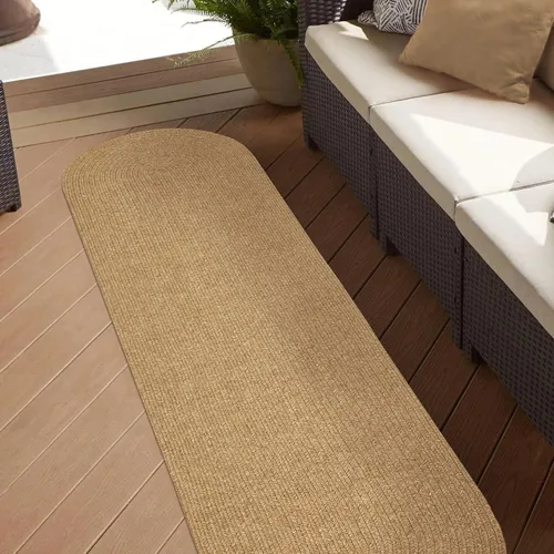 Vista 77 de Superior Alfombra de área para interiores y exteriores, decoración de suelo trenzada reversible para sala de estar, cocina, patio, porche delantero