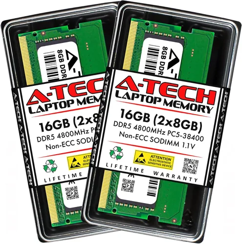 Vista 8 de A-Tech 8 GB de RAM compatible con Acer Nitro 5 AN515-46-R0EQ Gaming Laptop DDR5 4800MHz PC5-38400 SODIMM 1.1V 262 pines no ECC SO-DIMM