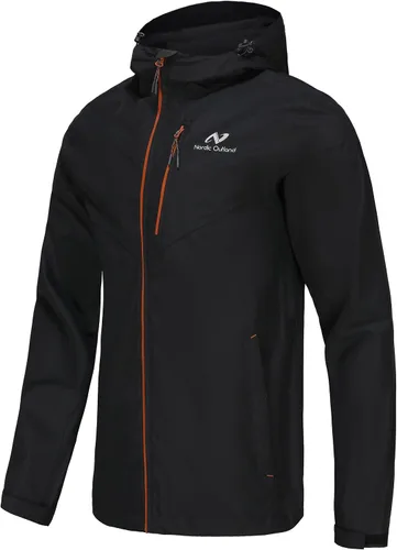 Vista 10 de Chaqueta impermeable ligera con capucha para hombre, transpirable, para senderismo de montaña al aire libre