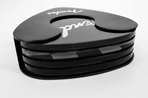 Vista 3 de Fender - Posavasos con forma de púa de guitarra (juego de 4)