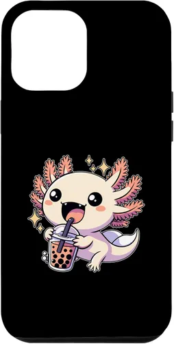 Vista 25 de Funda de té de burbujas japonesa para iPhone 11 Pro Max Kawaii axolotl Boba