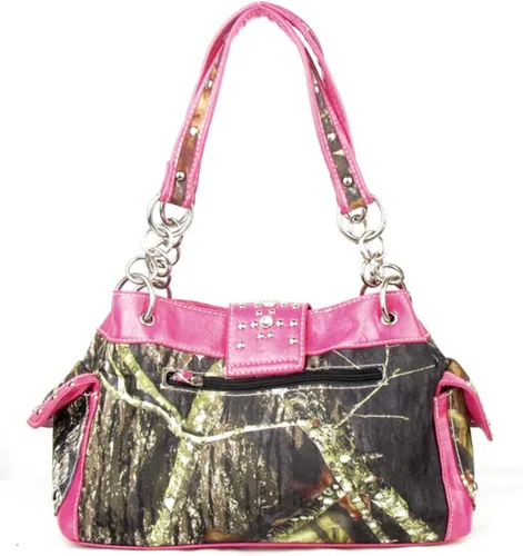 Vista 3 de GoCowgirl Bolso Camou con hebilla de cinturón para mujer, 5