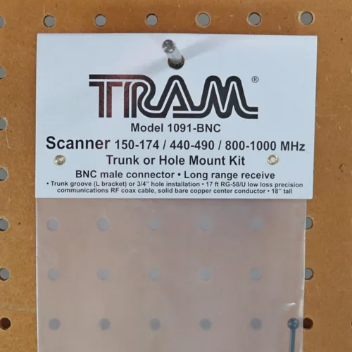 Vista 5 de Tram® Kit de antena de montaje en tronco/agujero del escáner con conector BNC-macho