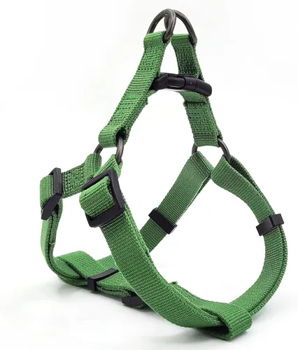 Vista 8 de Arnés de perro ajustable tricolor para perros pequeños y XS - Arnés resistente y fácil de caminar para cachorros, azul y rosa
