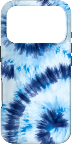 Vista 30 de Blue Tie Dye Swirl Case for iPhone 17