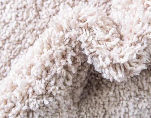 Vista 234 de Unique Loom Colección Davos Shag - Alfombra Lino