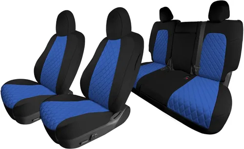 Vista 41 de FH Group Fundas de asiento de automóvil de ajuste personalizado hechas específicamente para Tesla Model Y Ultraflex 2020-2025, fundas de asiento