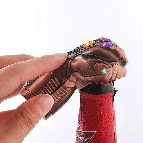 Vista 4 de Llavero Xwbella, llavero con guantelete infinito, regalos geniales para hombres, marido, novio