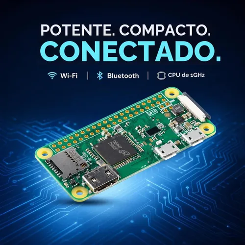 Vista 3 de Pi Zero W con WiFi y Bluetooth Módulo de placa de desarrollo RPI Pi Zero W para Raspberry Pi