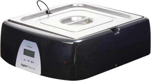 Vista 2 de Martellato MCD101110V Meltinchoc Meltinchoc - Olla para fundir chocolate, 110 voltios, 3,6 litros, color negro y plateado
