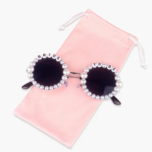 Vista 9 de JUSTOTRY Gafas de sol de novia para despedida de soltera - Gafas de sol para despedida de soltera, regalos de despedida de soltera, accesorios