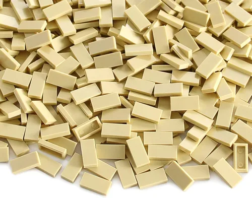 Vista 18 de 700 Piezas de Ladrillos Planos Multicolores 1×2, Bloques de Construcción a Granel para Superficies Lisas de Pared y Piso, Accesorios de Juguete