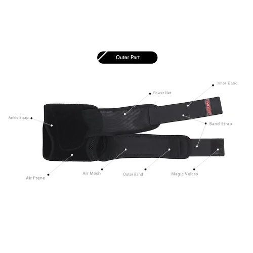 Vista 6 de Aider Tobillera – para protección de tobillo lesionado y soporte para esguinces, fascitis plantar, atletismo, recuperación de lesiones, dolor