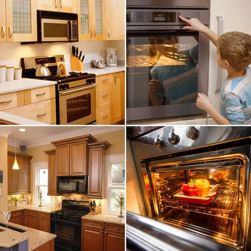 Vista 4 de Bombilla halógena para horno de microondas GE, bombilla de electrodoméstico para GE Samsung Kenmore Elite Maytag sobre la estufa de microondas, luz