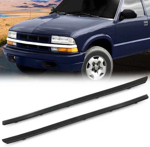 Vista 4 de G-PLUS Par de tiras de sellado de ventana izquierda y derecha para Blazer Jimmy S10 Sonoma 45350, 6038475, 6038476