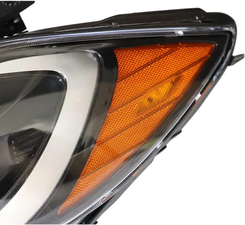 Vista 7 de Conjunto de faros delanteros halógenos para Hy-uu-nn-dai El-aa-nn-tra Sedan 2017 2018 (lado izquierdo del conductor)