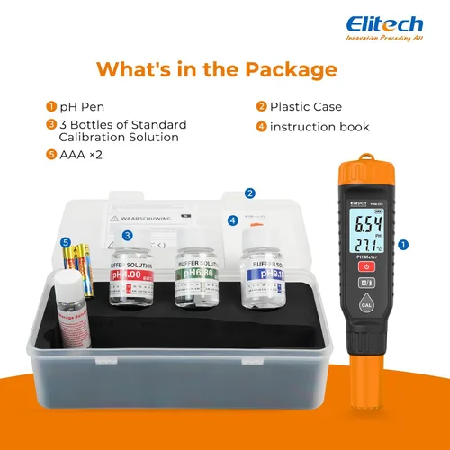 Vista 9 de Elitech PHM-230 - Medidor digital profesional para agua y soluciones