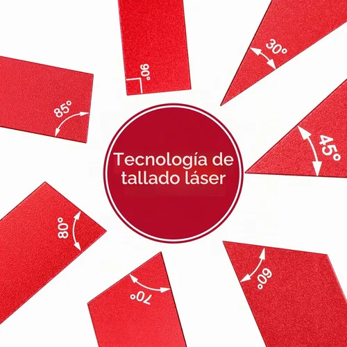 Vista 6 de Barras de configuración de mesa de enrutador, juego de 7 bloques de configuración de aluminio de precisión con medidor de altura para accesorios