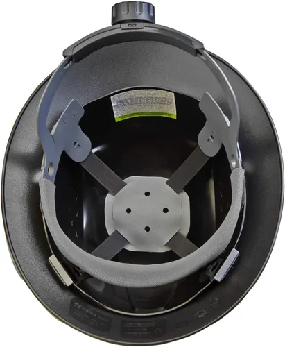 Vista 4 de EPP Por JORESTECH - Casco de Seguridad de Ala Completa Estilo HDPE con Suspensión de Trinquete Ajustable Para Trabajo, Hogar, y Protección General