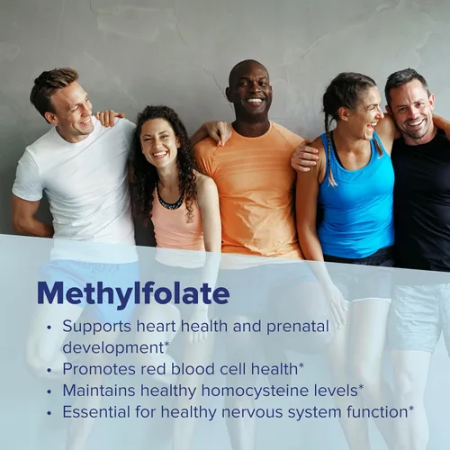 Vista 6 de Superior Source Metilfolato 5-MTHF 1000 mcg, tabletas microlignuales de disolución rápida, 60 unidades, forma biológicamente activa de folato, salud