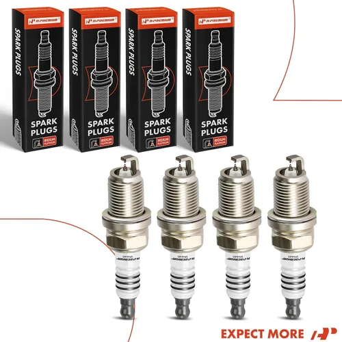 Vista 9 de A-Premium Bujías de Iridio Platino (Paquete de 4) Compatibles con Honda CR-V, Civic, Prelude & Chevrolet Aveo, Aveo5 & Acura EL & Dodge Colt & Ford