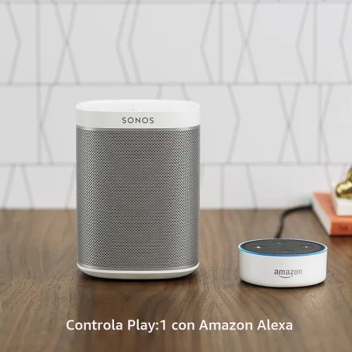 Vista 3 de Parlante inalámbrico compacto para reproducción de música de Sonos 100 Blanco