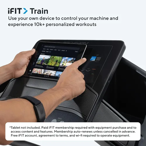 Vista 5 de Proform Cintas de correr de carbono: cintas de correr para caminar y correr con ventilador integrado y diseño de ahorro de espacio Foldable