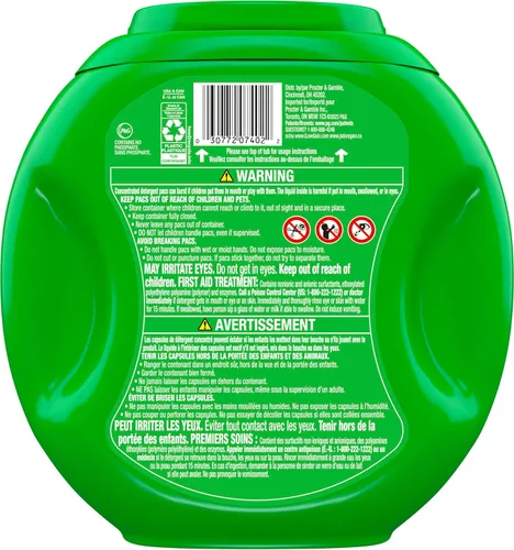 Vista 14 de Gain flings Ultra Oxi Cápsulas de Detergente para Ropa, 60 Unidades, Aroma Waterfall Delight, 3 en 1, Compatible con HE