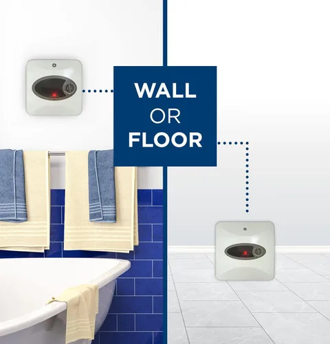 Vista 3 de GE Appliances 2.5 galones, calentador de agua de minitanque versátil con termostato ajustable, se instala fácilmente debajo del fregadero, 120v