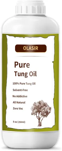 Vista 10 de Aceite de Tung puro 100% natural de 1 galón para acabado de madera