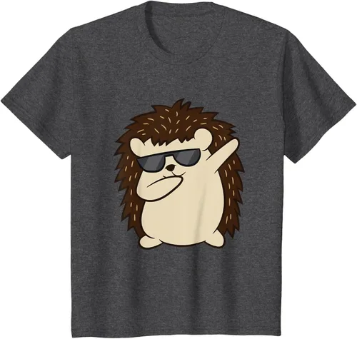 Vista 39 de Dabbing Hedgehog Funny Hedgehog Camiseta S