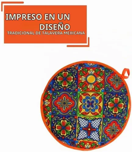 Vista 4 de IMUSA Calentador de tortilla de tela de 12 pulgadas, apto para microondas