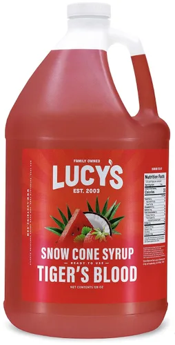 Vista 14 de Lucy's Family Owned – Jarabe para cono de nieve de raspado – 1 galón (128 onzas)