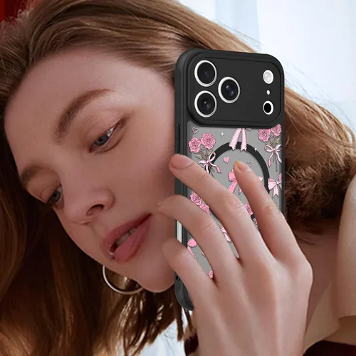 Vista 80 de KANGHAR - Funda compatible con iPhone 11, diseño de leopardo negro, textura de neumático antideslizante, a prueba de golpes, funda protectora