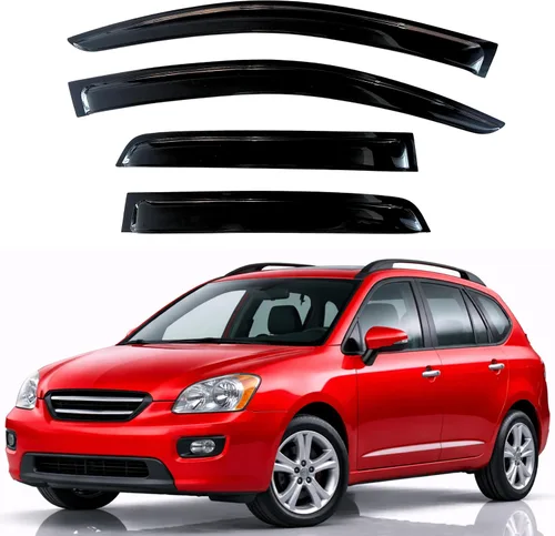 Vista 132 de KPY Moldura deflectora de viento con protección contra la lluvia compatible con Mazda CX-3 2016-2021 (CX3), 4 unidades, para ventana lateral