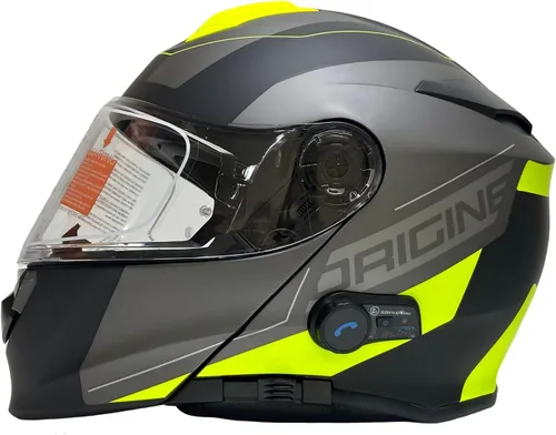 Vista 8 de ORIGINE Casco Modular Bluetooth con Marcación por Voz para Casco de Motocicleta, Llamadas Manos Libres, Aprobado por DOT