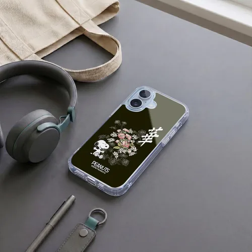 Vista 317 de Carcasa de gel para iPhone 7 Plus/iPhone 8 Plus, diseño de Snoopy Oriental de Peanuts, Badges