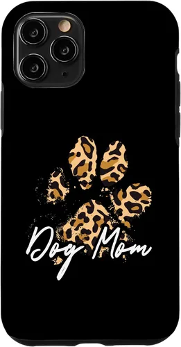 Vista 29 de Dog Mom Gift Leopard Paw Print Fur Mama Case para iPhone 17