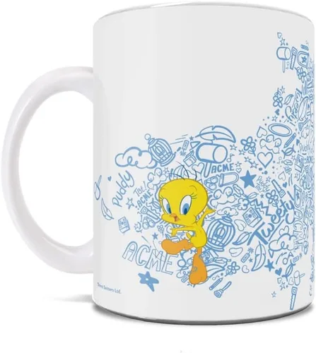Vista 228 de Trend Setters Friends the Television Show – 25 años – Mercancía oficial – Taza de café o té de cerámica blanca de 11 onzas – perfecta para regalar