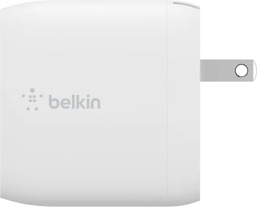 Vista 2 de Belkin Bloque de cargador USB de doble puerto de 24 W, carga rápida para viajes Cargador para iPhone de carga rápida, iPhone 17, Air, Pro, Pro
