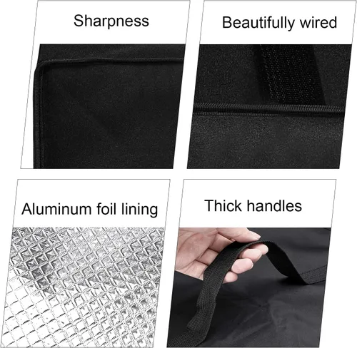 Vista 8 de Cubierta antipolvo para olla a presión eléctrica para freidora de aire Chefman TurboX 4 en 1, resistente al agua, funda de nailon impermeable