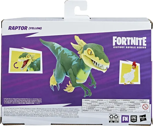 Vista 10 de FORTNITE Victory Royale Series Raptor (amarillo) Figura de acción coleccionable con accesorios, 6 pulgadas